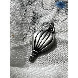 Vintage Ms. Dee Vintage Pewter Hot Air Balloon Up, Up & Away! Pendant